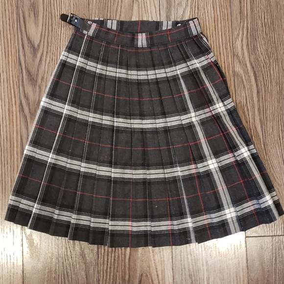 Plaid Pleated Kilt - Picture 2 of 7
